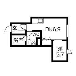 北仙台駅 徒歩10分 1階の物件間取画像